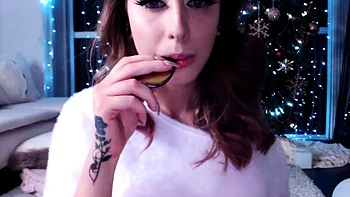 Great Big Boobs On Masturbating Redhead