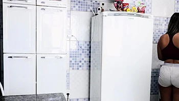 super super-steamy maid fries egg in ass, gets plumbed hard.