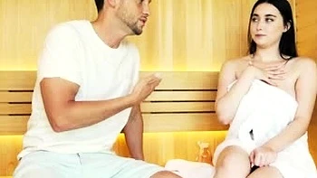 Cum inside my stepsis in the sauna