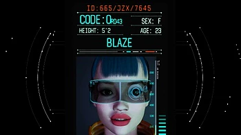 Nexus-3 Neon Dreams - Cyberpunk Shemale fucks hard sexy girl