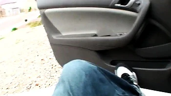 Behind the scenes with busty babe