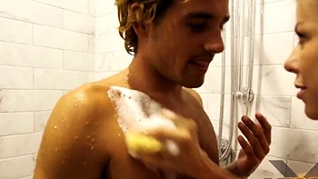 Steamy MILF's Seductive Tit Tease and Explosive Cumshot