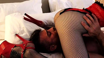 Sue Diamond blonde babe got licked on her cunt