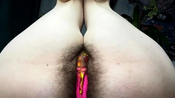 Simone Soros - Finger fuck Simone Soros perfect hairy pussy