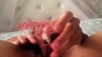 Close up solo beauty toying ass