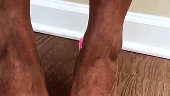 Black Amateur Explore Hot Foot Fetish