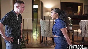 Manipulative Ebony Stepmom Nail Male Bestie With Cali Caliente, Alex Mack And Athena Anderson