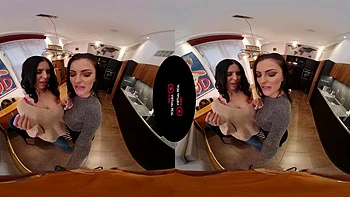 2 hotties: Cowgirl, Big Ass  Vr VR Porn