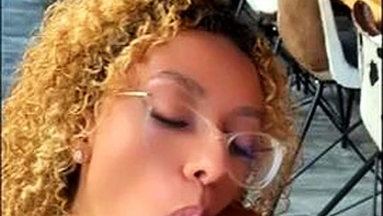 PETITE LATINA GETS RAILED IN POV: Blowjob, Doggy  Amateur Porn