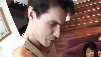 Asian Squirt Whore - 3some Group Sex Orgy - Threesome Interracial