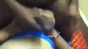 Big-Ass Indian Aunty in Blue Saree