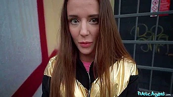 Pretty Teen 18+ Sybil Shows Me Her Bubble Nice Ass On The Street!