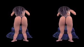 Twerk & Squirt - Petite Ebony Asshole [Re-mastered]