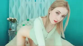 Cute Little Blonde Masturbating....