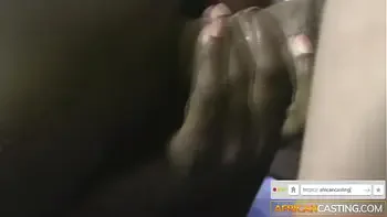 Busty Ebony MILF Flashes and Smashes BWC for a Fake Job