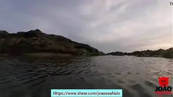 BBW Chupando Pica Na Praia