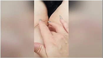 Rubbing Pussy To Orgasm In Car - Skyler Squirt