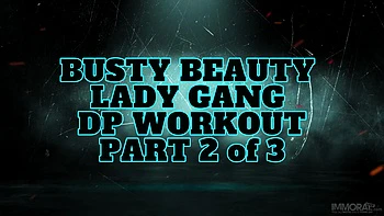 Lady Gang Cunt Creampied In Epic Double Pussy (DPP) & Anal (DP