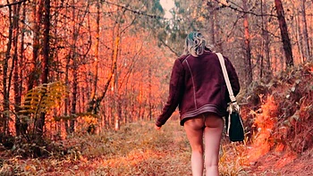 A couple has sex right in the forest, following their desires.