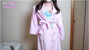 Ntroducing Underwear With No Bra And No Panties In A Naked Bathrobe