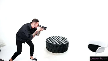 Brown-haired hottie Tess Thompson penetrated by massive boner