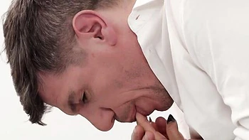 Slutty as hell brunette Yasmina Khan fucks with an older lover