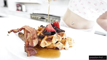 Sexy as hell redhead Gracey Fox nicely jumping on a huge boner