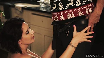 Good missionary pose pound with a short-haired brunette Belle O'Hara