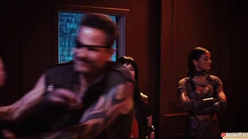 Asian angel Yhivi feels a fat black cock deep in her round ass