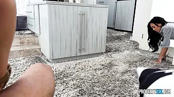 Two hot dolls Bianca Bangs and Molly Little love this big cock