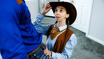 Skinny inked chick Breezy Bri screwed in the missionary pose by big cock