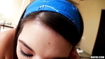 POV fuck in the cowgirl pose with a busty goddess Poca Jones