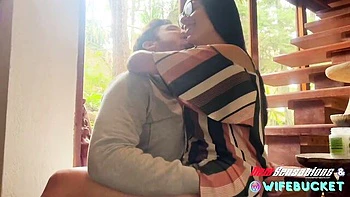 Impressive dick-riding session with a gorgeous brunette Milla Romano