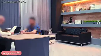 Fake Job interview: Jeny Smith teasing a guy who doens't know anything about her (REAL SITUATION)
