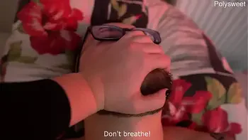 Hard sex and cum in mouth kiss