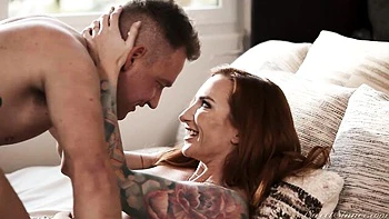 Redhead MILF with nice ass Sophia Locke fucked in the missionary pose