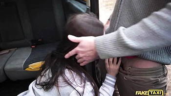 Backseat paid fuck in the cowgirl pose with a hot Olivia Zlota