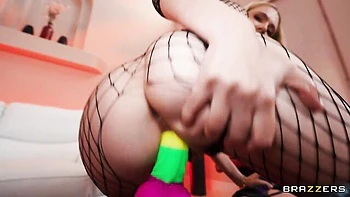 Impressive anal fuck in the cowgirl pose with a hot Rebel Rhyder