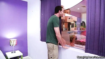 An awesome missionary pose fuck with a curvy brunette Reena Sky