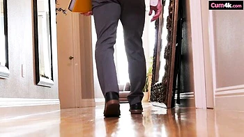 Godlike young blondie Becky Summer fucks with a large penis