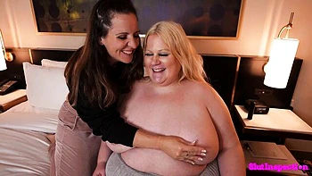 Natural Dan Ferrari and Curvy Mary at bbw xxx