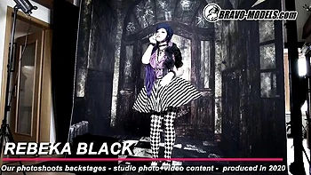 Watch well-proportioned Rebeka Black's movie