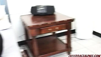 Interracial Pass featuring Katarina Kat and Shane Diesel's facial scene