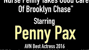 Watch voluptuous Penny Pax and Brooklyn Chase's smut