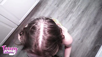 Flattering cutie - counter fuck xxx - Teeny Taboo