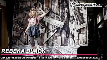 Graceful Rebeka Black's bravo models dirt