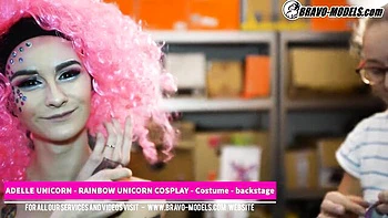 Unapproachable Adelle Unicorn and Adelle's behind the scenes video