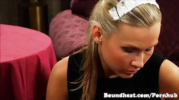 Slave scene with seductive chippy from Bound Heat