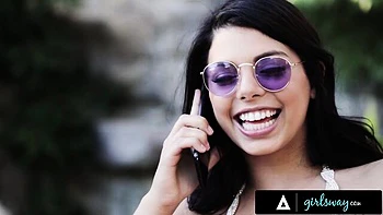 Cute Brandi Love and Gina Valentina's big ass sex