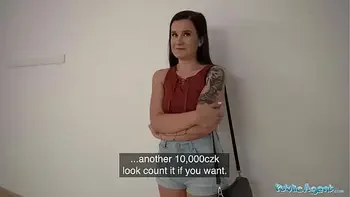 Public Agent Cute innocent Little Eliss taken to photography studio and fucked